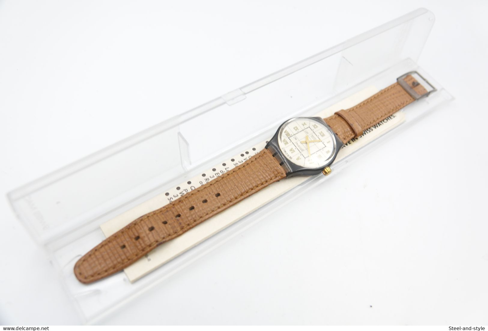 Watches : SWATCH - Musicall Moderato - Nr. : SLM103 - Original With Box  - Running - Excelent - 1995 - Montres Modernes