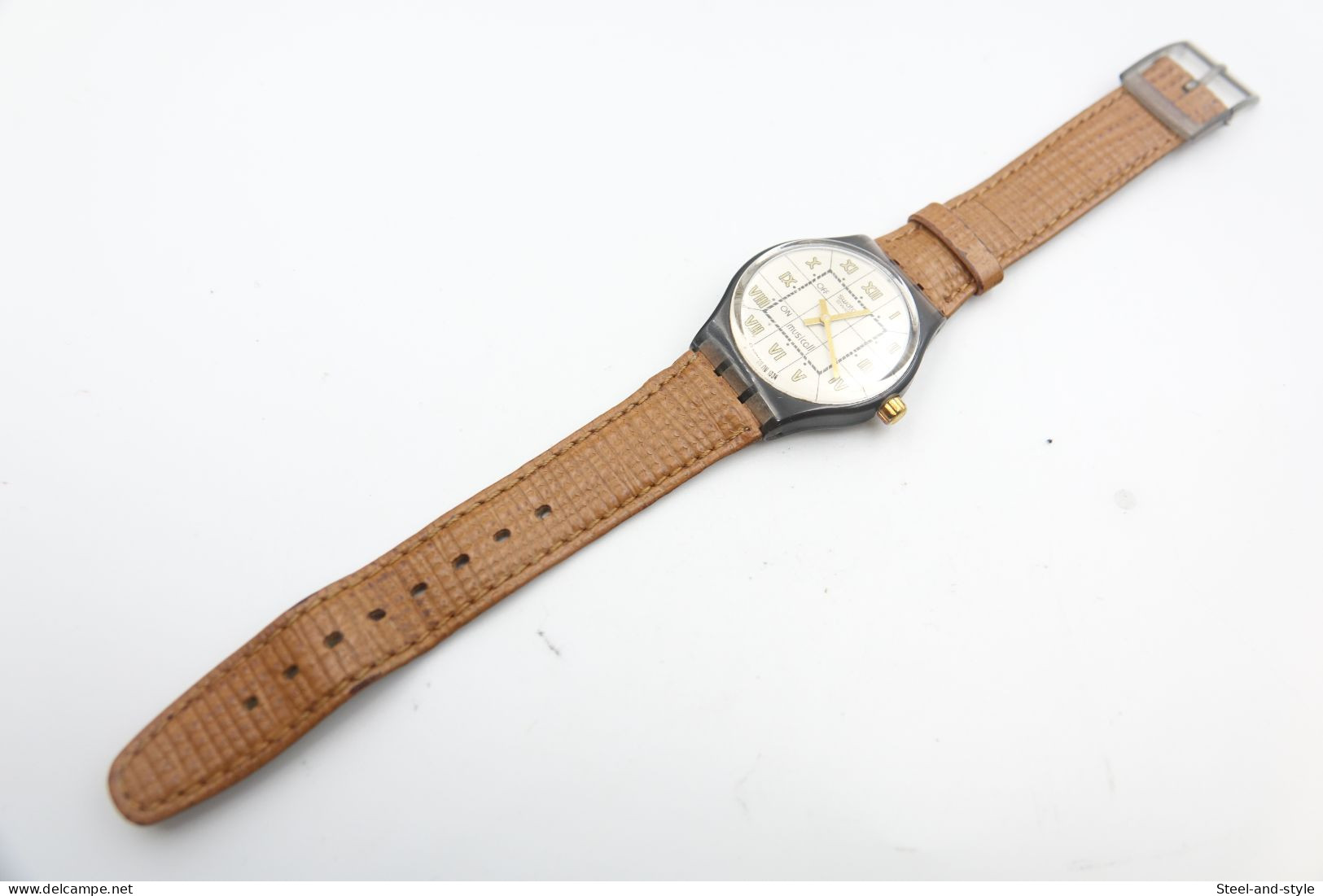Watches : SWATCH - Musicall Moderato - Nr. : SLM103 - Original With Box  - Running - Excelent - 1995 - Montres Modernes