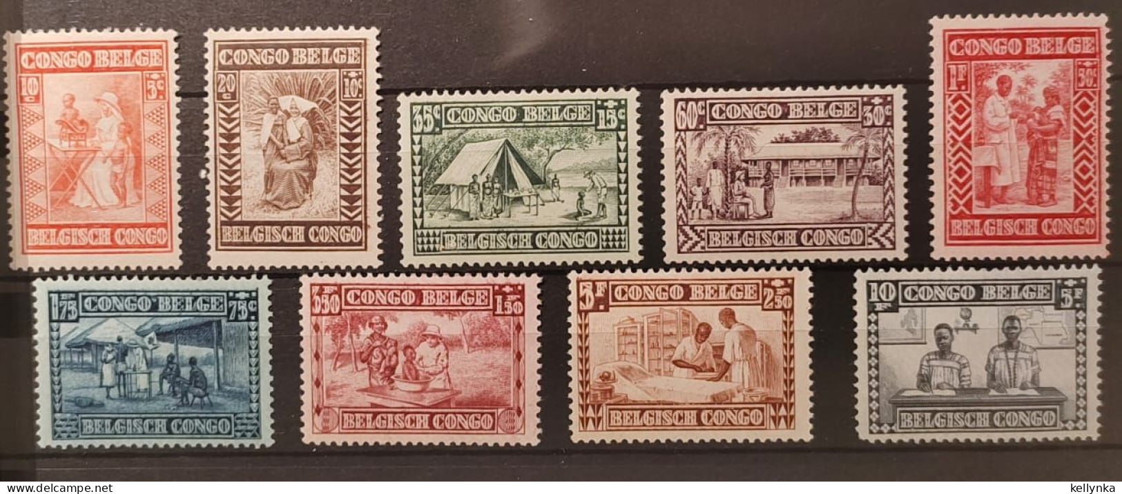 Congo Belge - 150/158 - Caritas - Goutte De Lait - 1930 - MNH - Nuevos