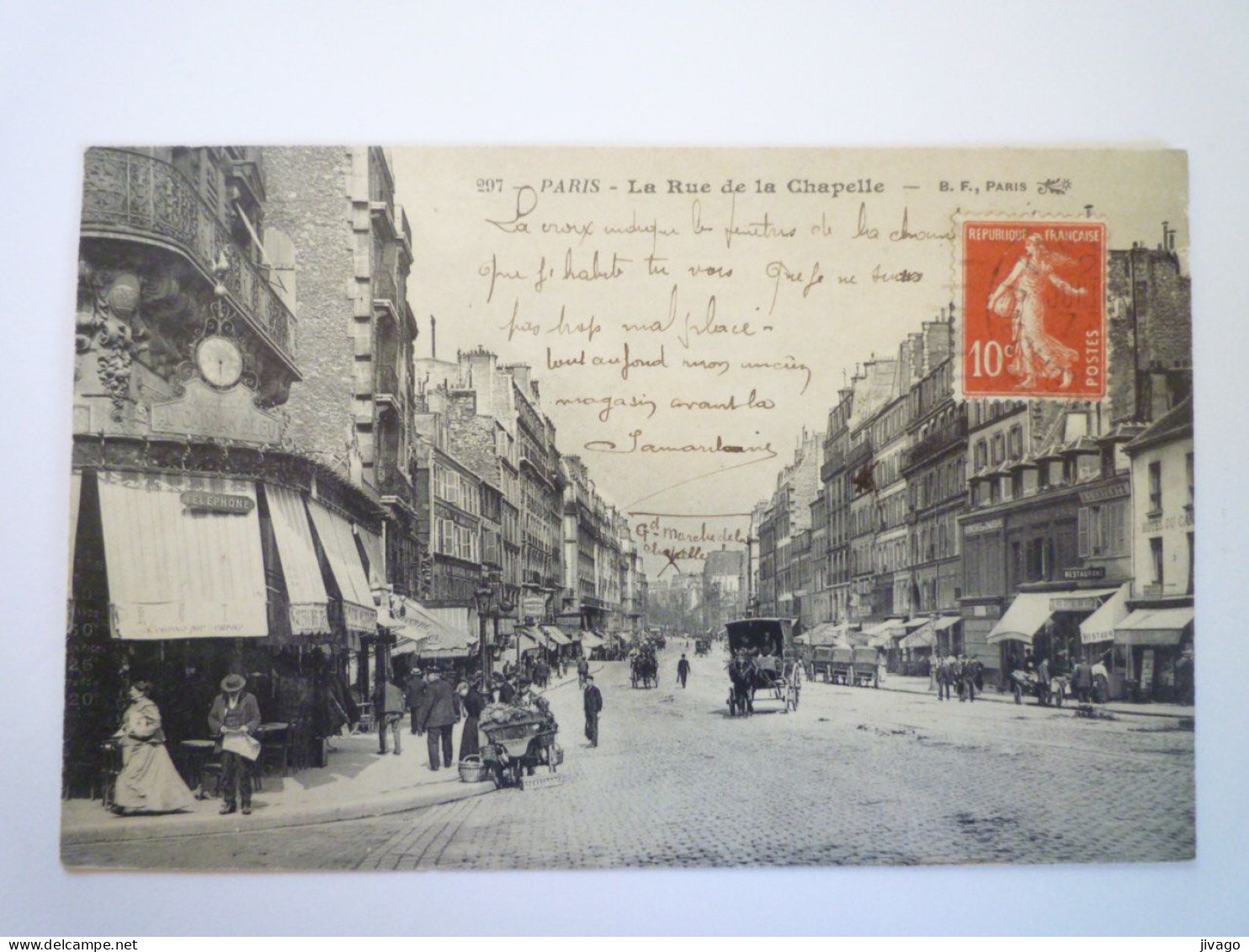 2023 - 4497  PARIS  :  La Rue De La CHAPELLE   XXX - Ohne Zuordnung