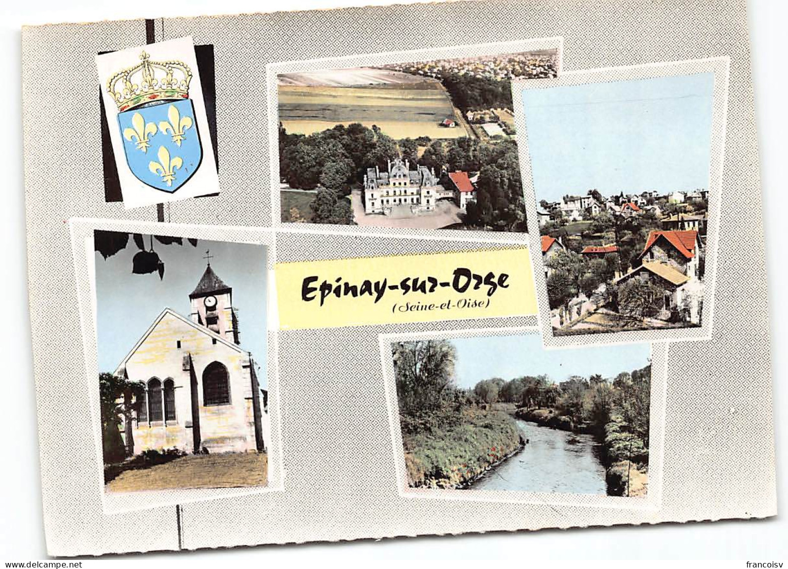 Epinay Sur Orge. Multivues Blason Edit Cim. **Bords Raccourcis Gauche Et Droit** - Epinay-sur-Orge