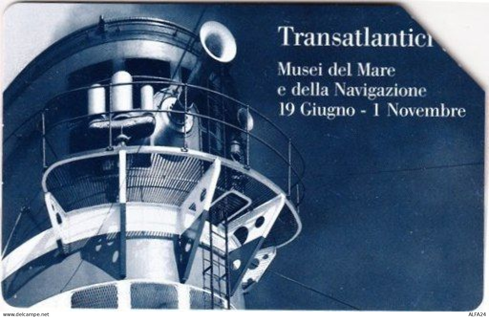 SCHEDA TELEFONICA USATA 290 GENOVA 04 TRANSATLANTICI  - Pubbliche Speciali O Commemorative