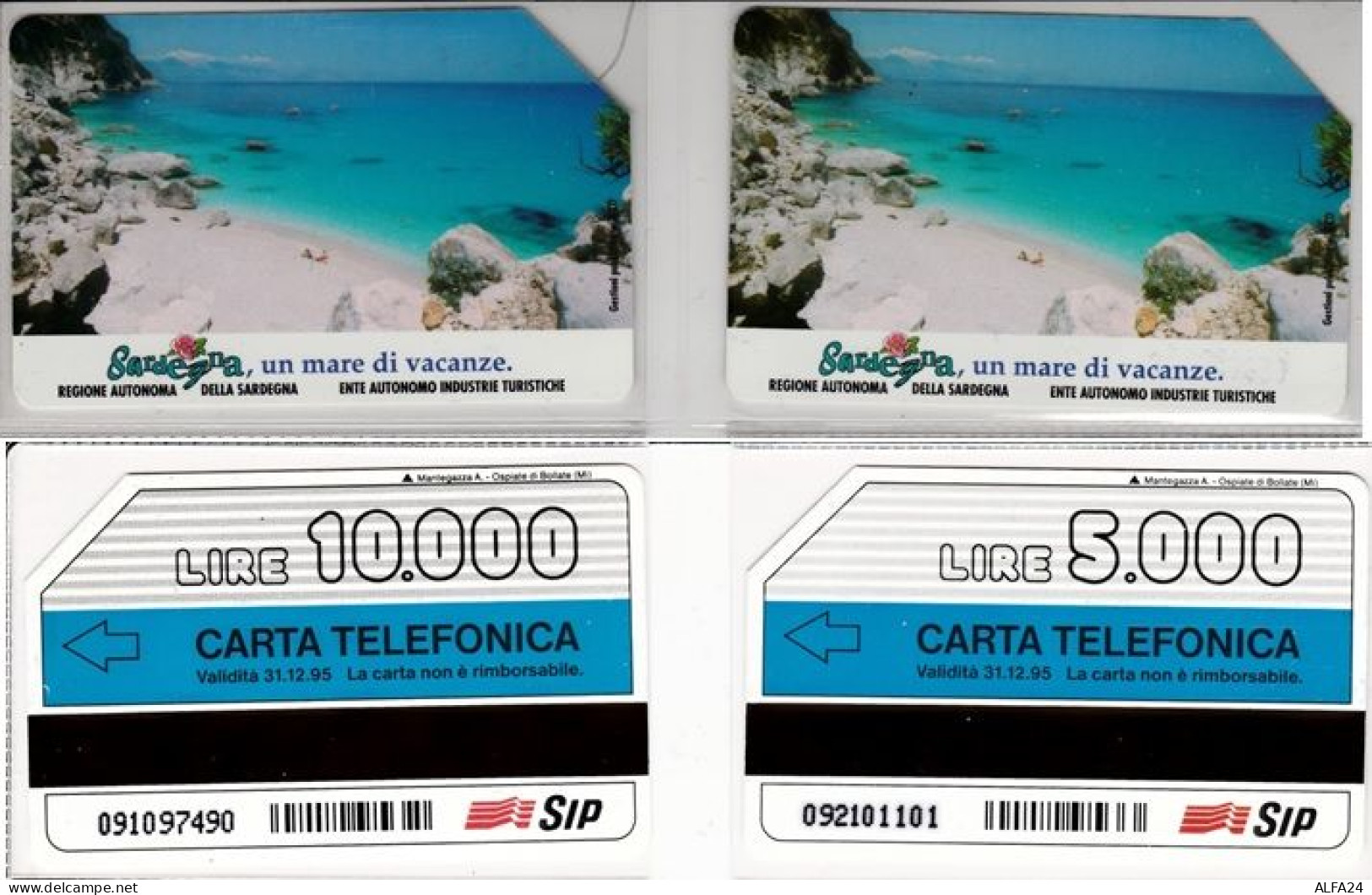 SCHEDA TELEFONICA USATA 285-6 SARDEGNA 5-10 (490 - Pubbliche Speciali O Commemorative