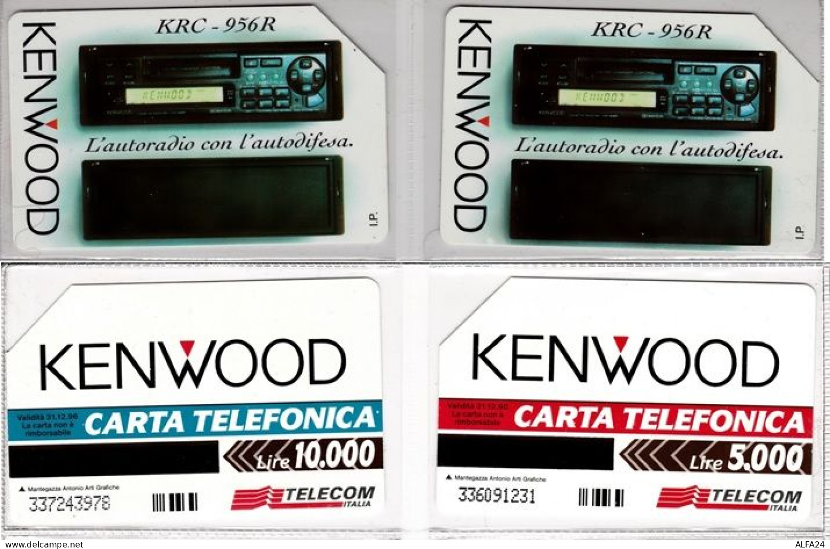 SCHEDA TELEFONICA USATA 423-4 KENWOOD RADIO 5-10 (978 - Pubbliche Speciali O Commemorative