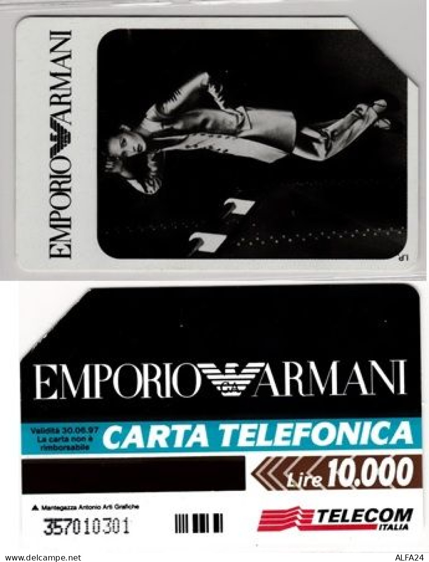 SCHEDA TELEFONICA USATA 460 EMPORIO ARMANI 10 - Public Special Or Commemorative