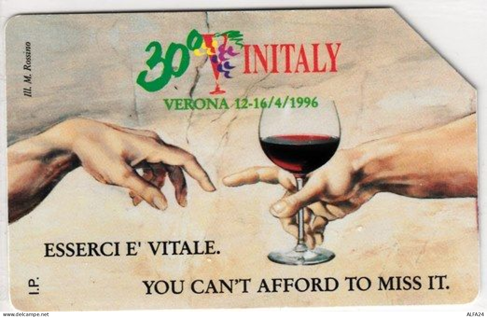 SCHEDA TELEFONICA USATA 481 VINITALY - Públicas Especiales O Conmemorativas