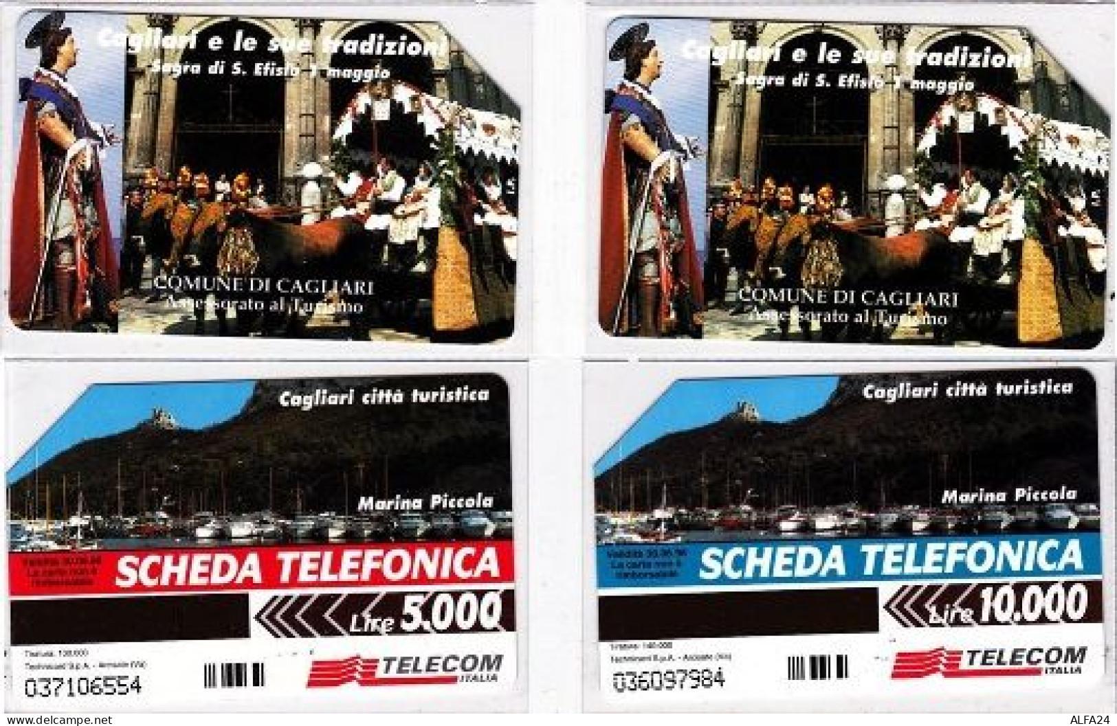 SCHEDA TELEFONICA USATA 504-5 CAGLIARI 5-10 - Pubbliche Speciali O Commemorative