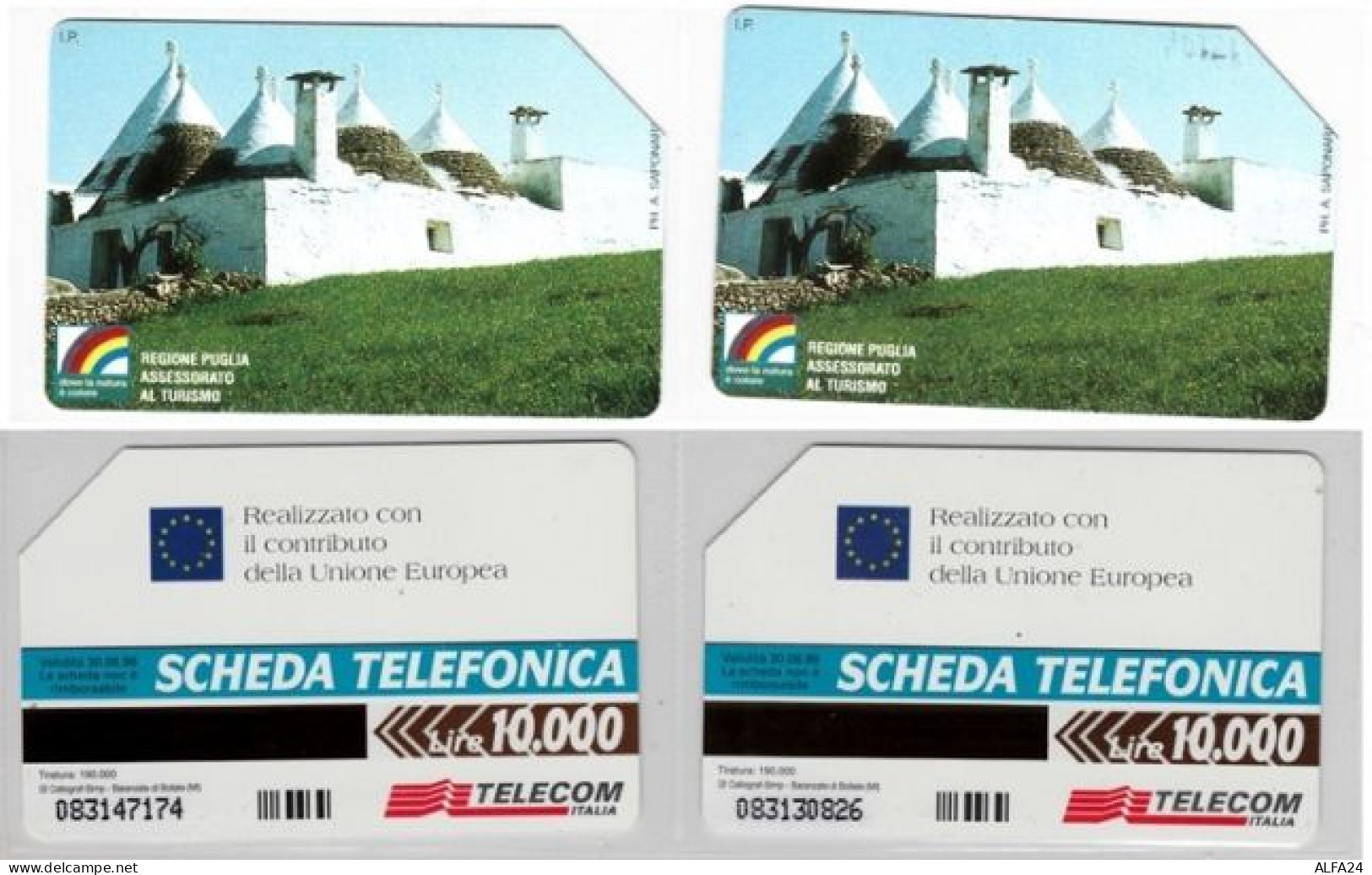 SCHEDA TELEFONICA USATA 514-5 PUGLIA - Pubbliche Speciali O Commemorative