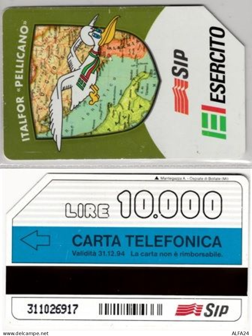 SCHEDA TELEFONICA USATA 252 ITALFOR PELLICANO 10 (917 - Pubbliche Speciali O Commemorative