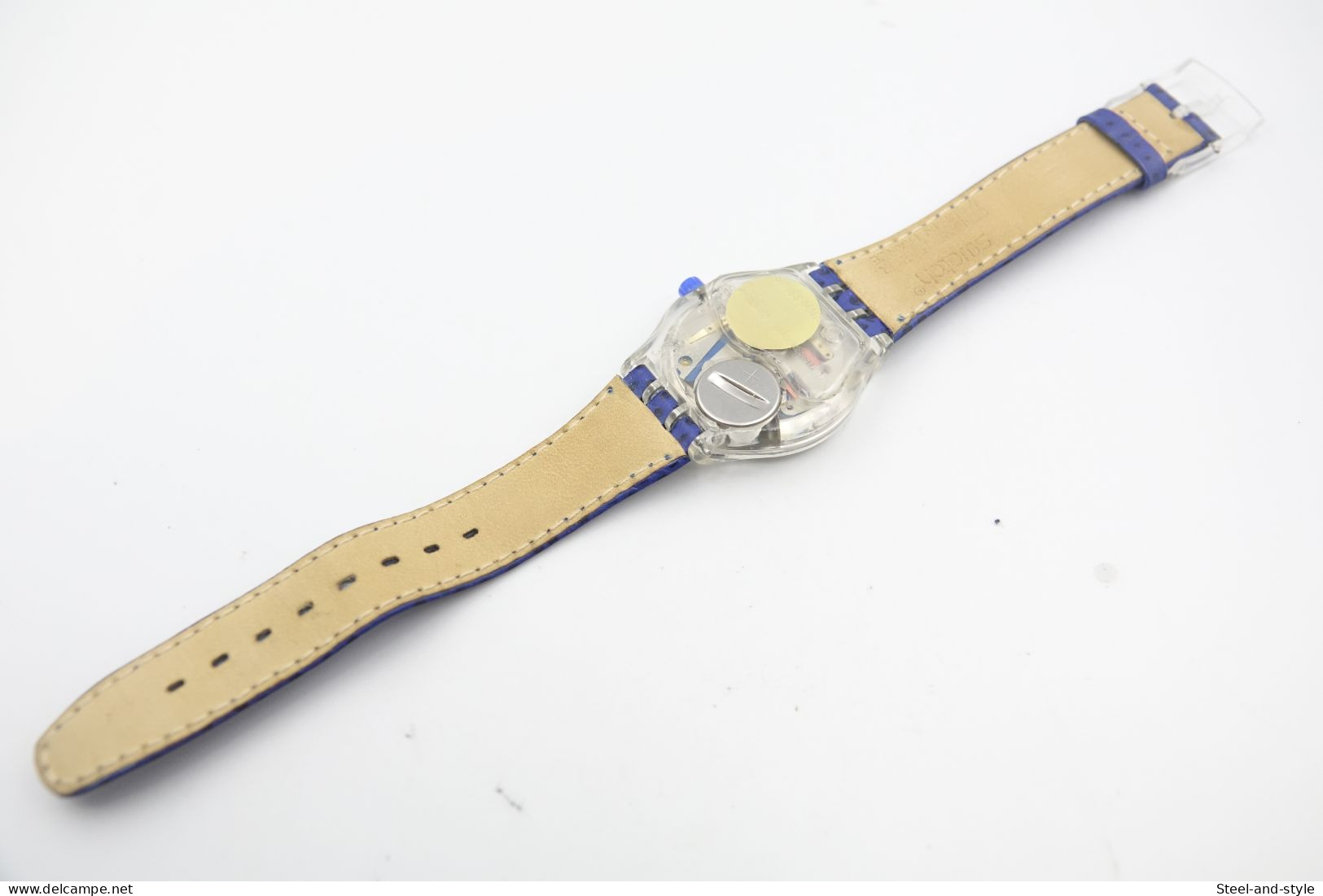 Watches : SWATCH - Musicall Tone In Blue - Nr. : SLK100 - Original With Box - Running - Excelent - 1993 - - Moderne Uhren
