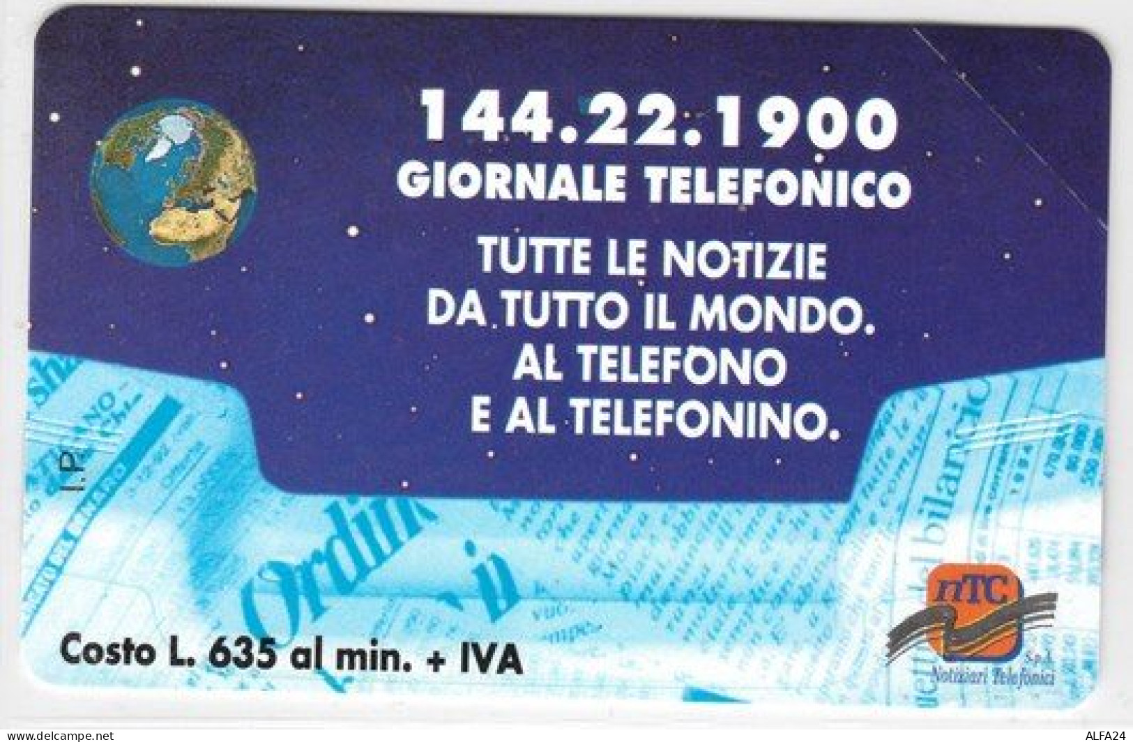 SCHEDA TELEFONICA NUOVA PRP 208 GIORNALE TELEFONICO - Private-Omaggi