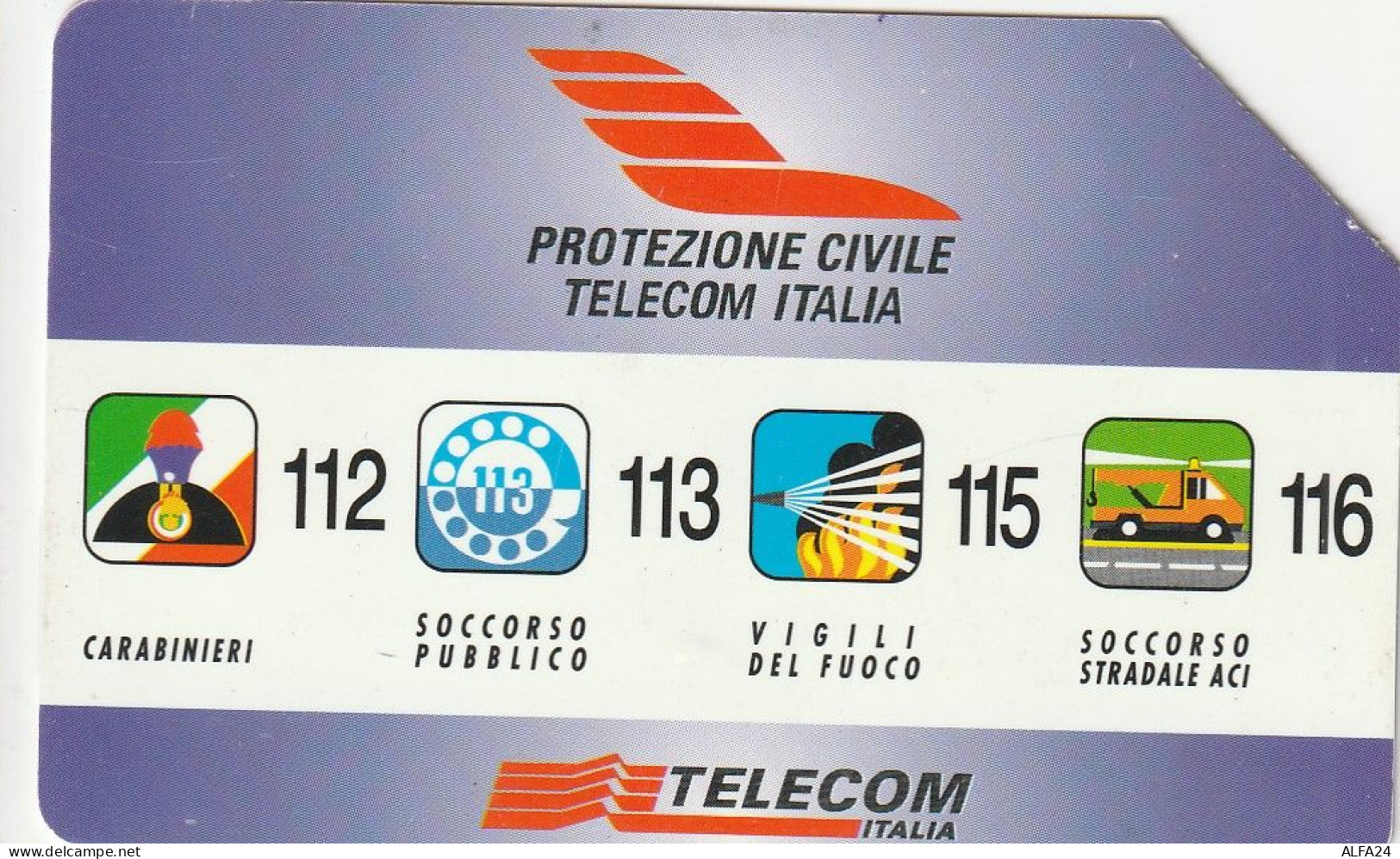 SCHEDA TELEFONICA USATA PRP 218 PROTEZIONE CIVILE - Pubbliche Speciali O Commemorative