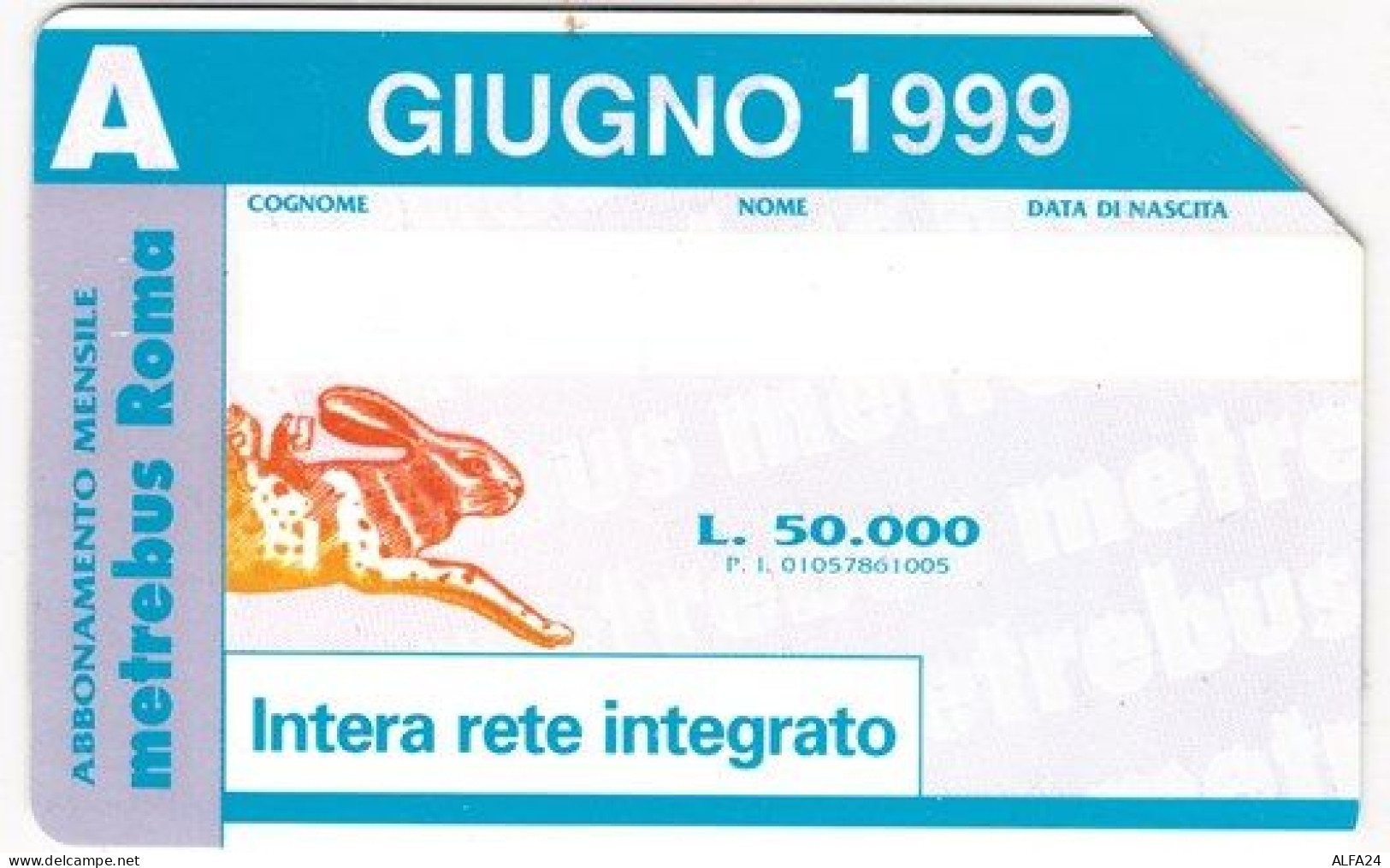 SCHEDA TELEFONICA USATA 1004 BIS GIUGNO 1999 - Pubbliche Speciali O Commemorative