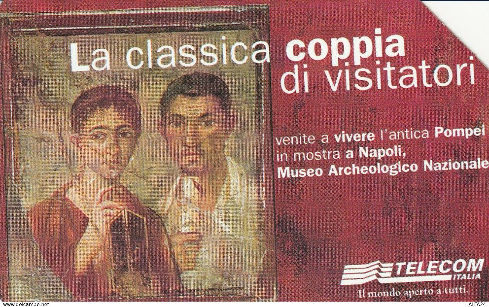 SCHEDA TELEFONICA USATA 1034 LA CLASSICA COPPIA VISITATORI - Public Special Or Commemorative