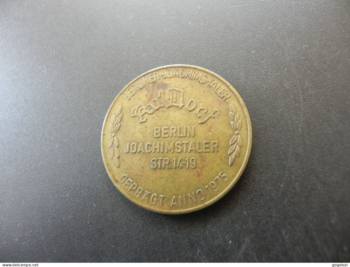 Jeton Token Deutschland Germany - Berlin 2 Joachimstaler 1975 - Autres & Non Classés