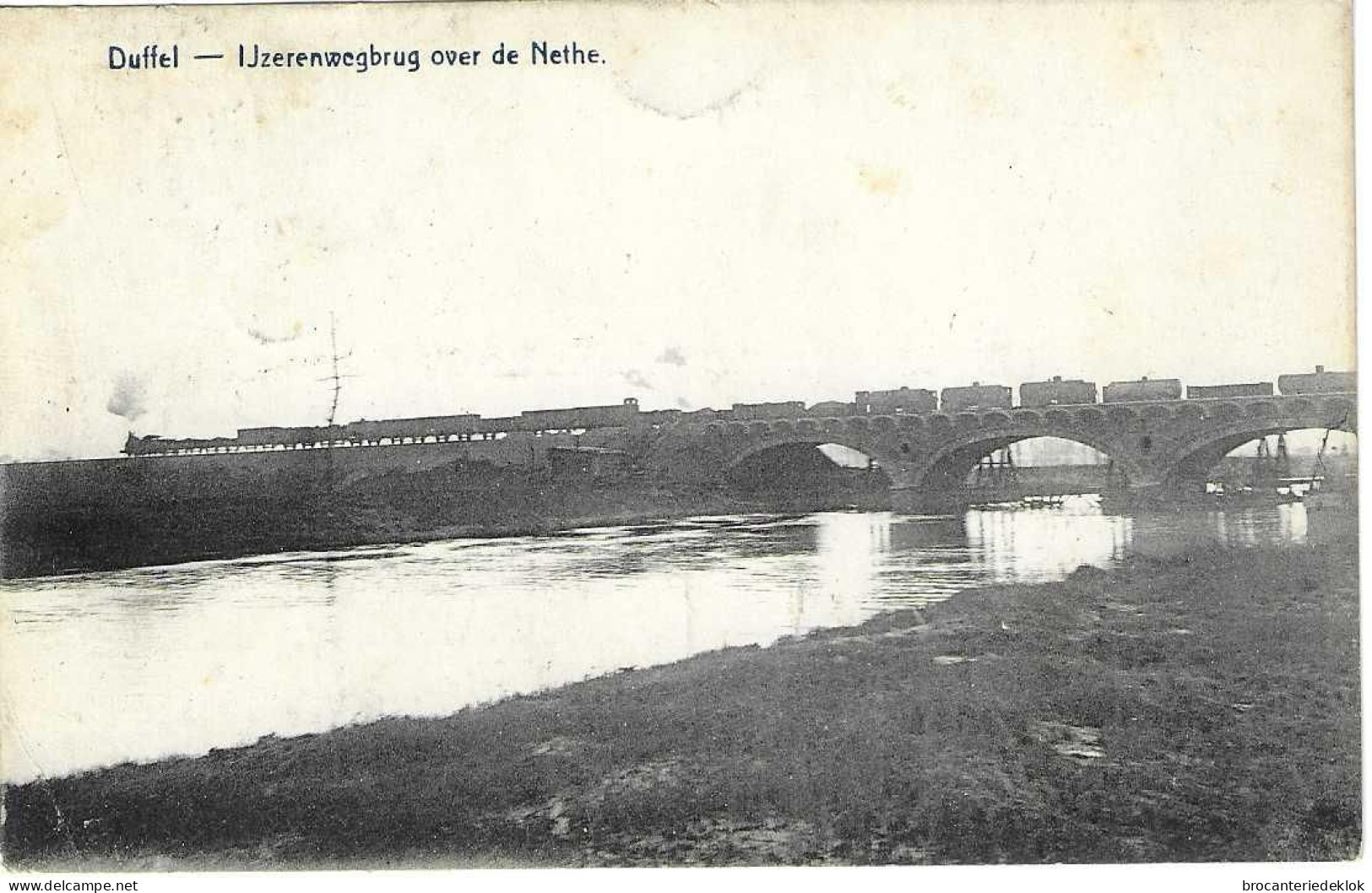 DUFFEL Ijzerenwegbrug Over De Nethe - Duffel