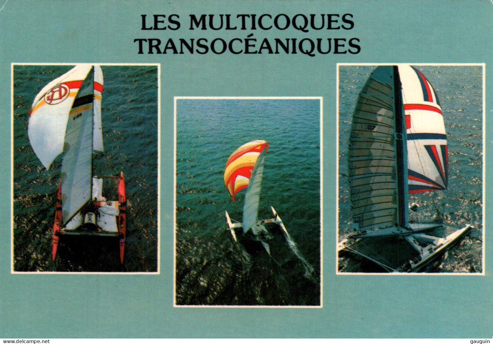 CPM - MULTICOQUES TRANSOCÉANIQUES Catamarans "Roger & Gallet - Avenir Et Elf Aquitaine" - Edition Jos Le Doaré - Segeln