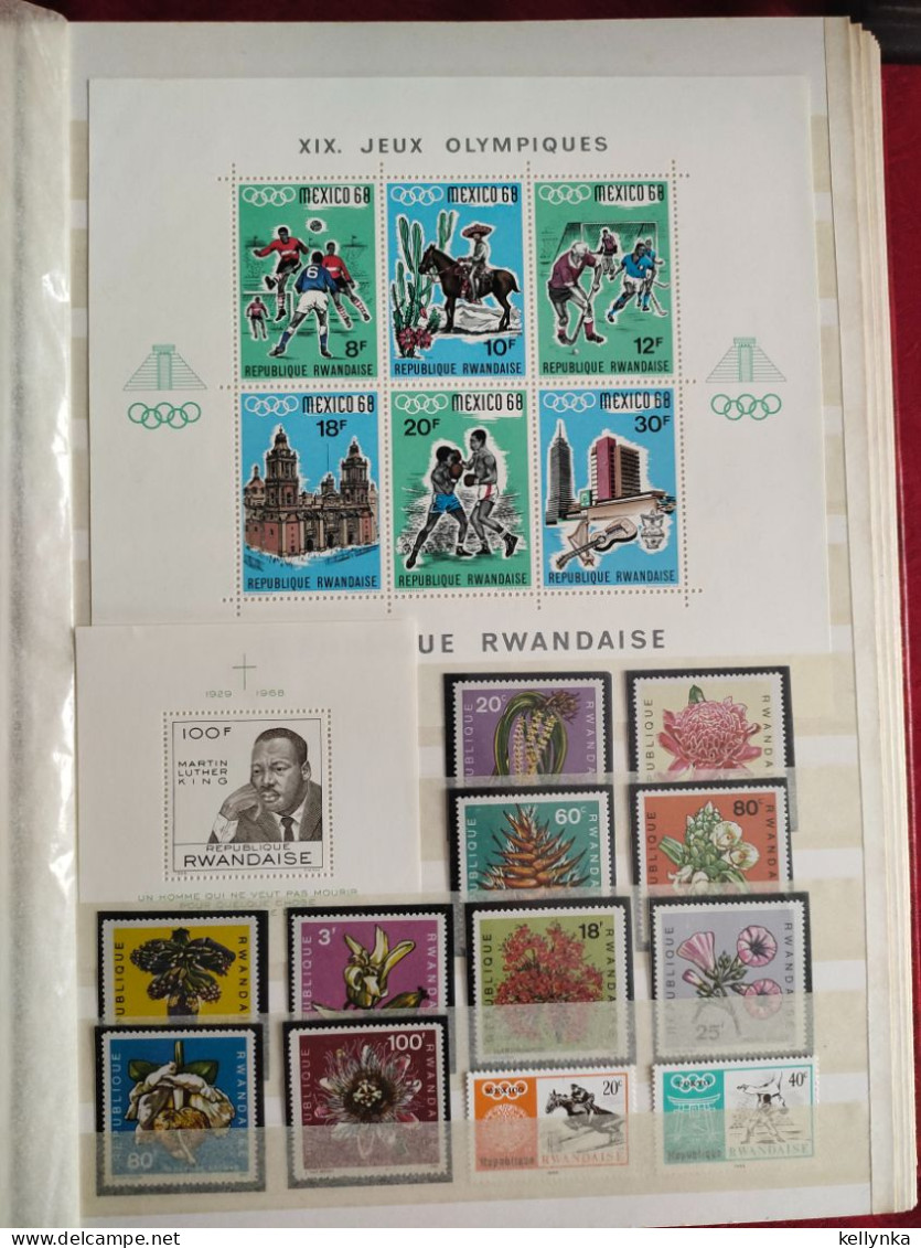 Rwanda - Collection de 1962 à 1990 - MNH (44 Photos)