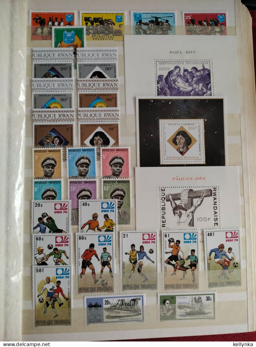 Rwanda - Collection de 1962 à 1990 - MNH (44 Photos)