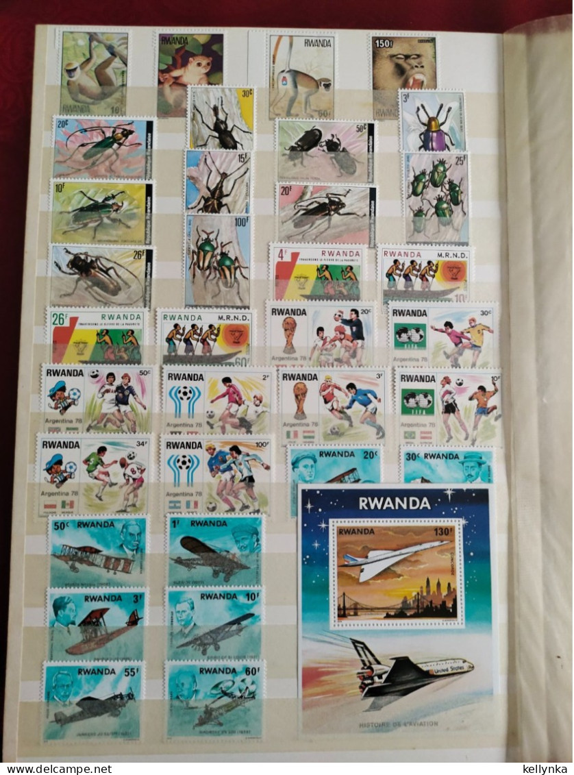 Rwanda - Collection de 1962 à 1990 - MNH (44 Photos)