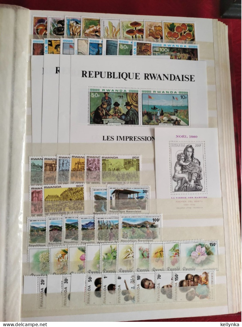 Rwanda - Collection de 1962 à 1990 - MNH (44 Photos)