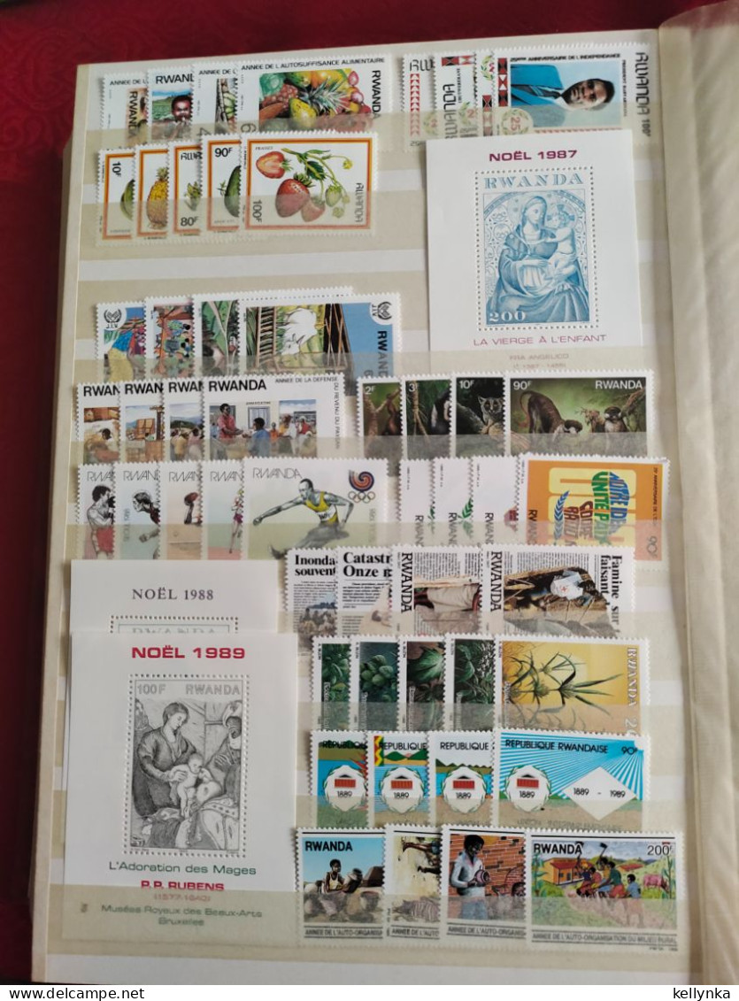 Rwanda - Collection de 1962 à 1990 - MNH (44 Photos)