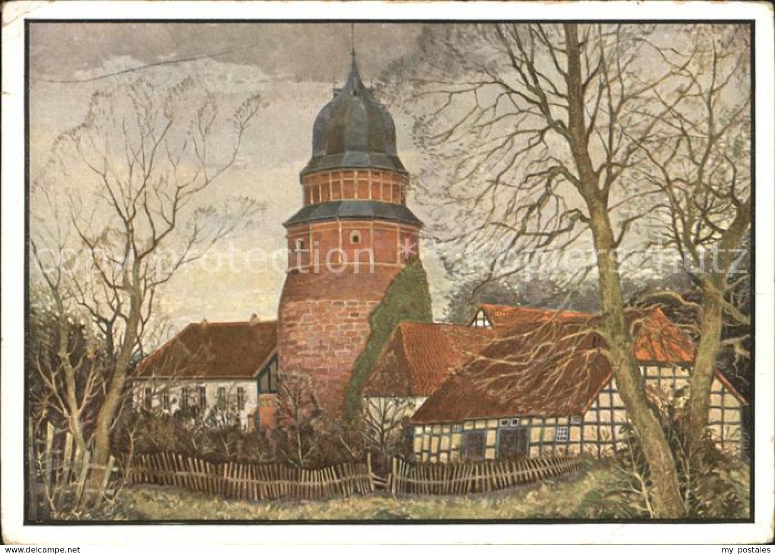 42167604 Diepholz Schloss Nach Dem Gemaelde Von Robert Koepfe Aschen - Diepholz