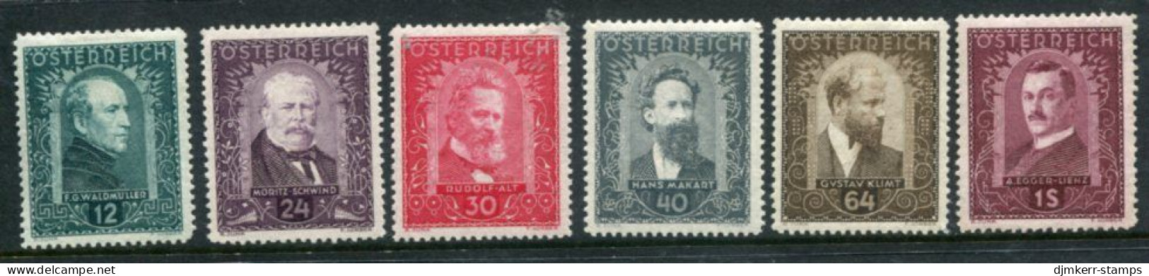 AUSTRIA 1932 Painters, LHM / *.  Michel 545-50 - Ungebraucht