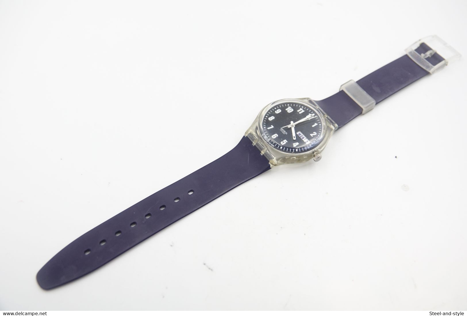 Watches : SWATCH - Blue Nite - Nr. : GK732 -  With Box - Running - Excelent - 1999 - Watches: Modern