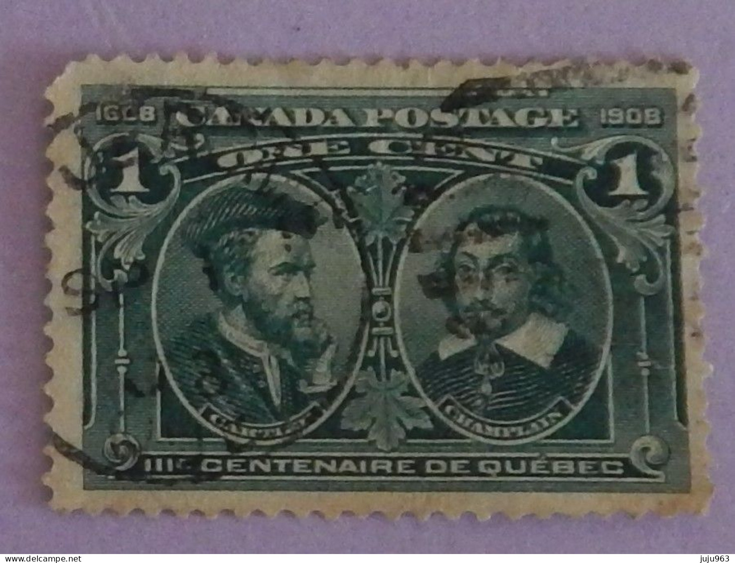 CANADA YT 86 OBLITÉRÉ  ANNÉE 1908 - Used Stamps