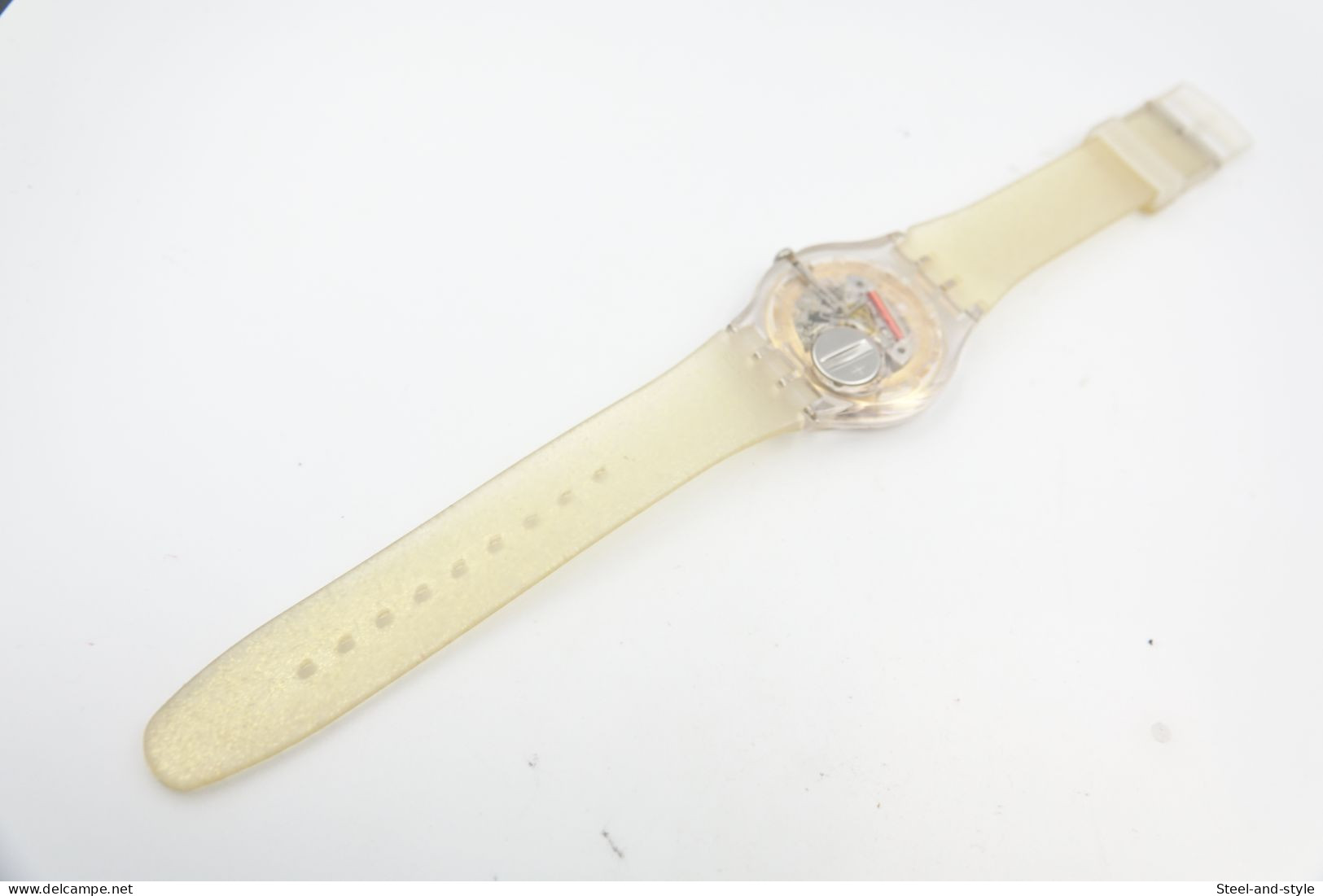 Watches : SWATCH - Golden Sparkle - Nr. : SUOK704 - Oversized 41mm - Running - Excelent - 2014 - - Montres Modernes