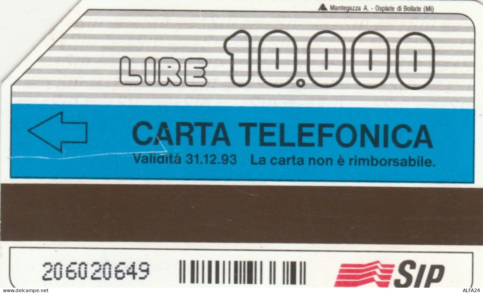 SCHEDA TELEFONICA USATA 199 ALIMENTI SARDI 10  (649 U - Publiques Spéciales Ou Commémoratives