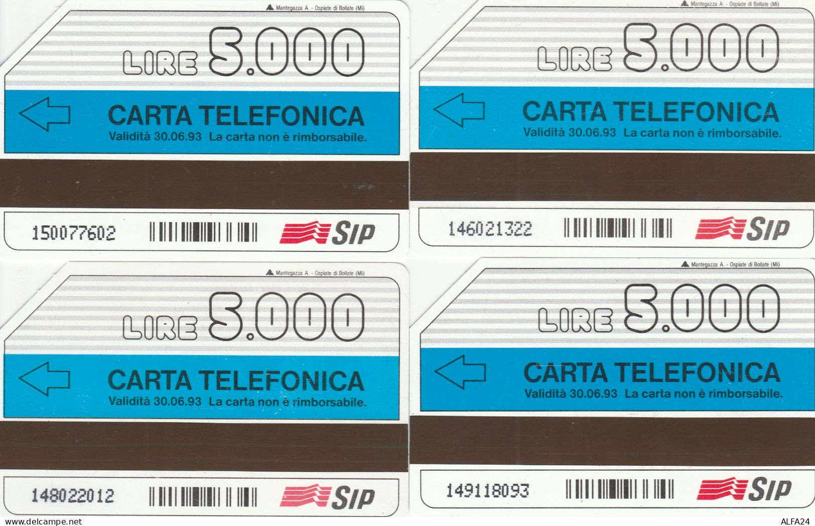 SERIE 4 SCHEDE TELEFONICHE USATE 140-3 BENETTON  (602 U - Pubbliche Speciali O Commemorative