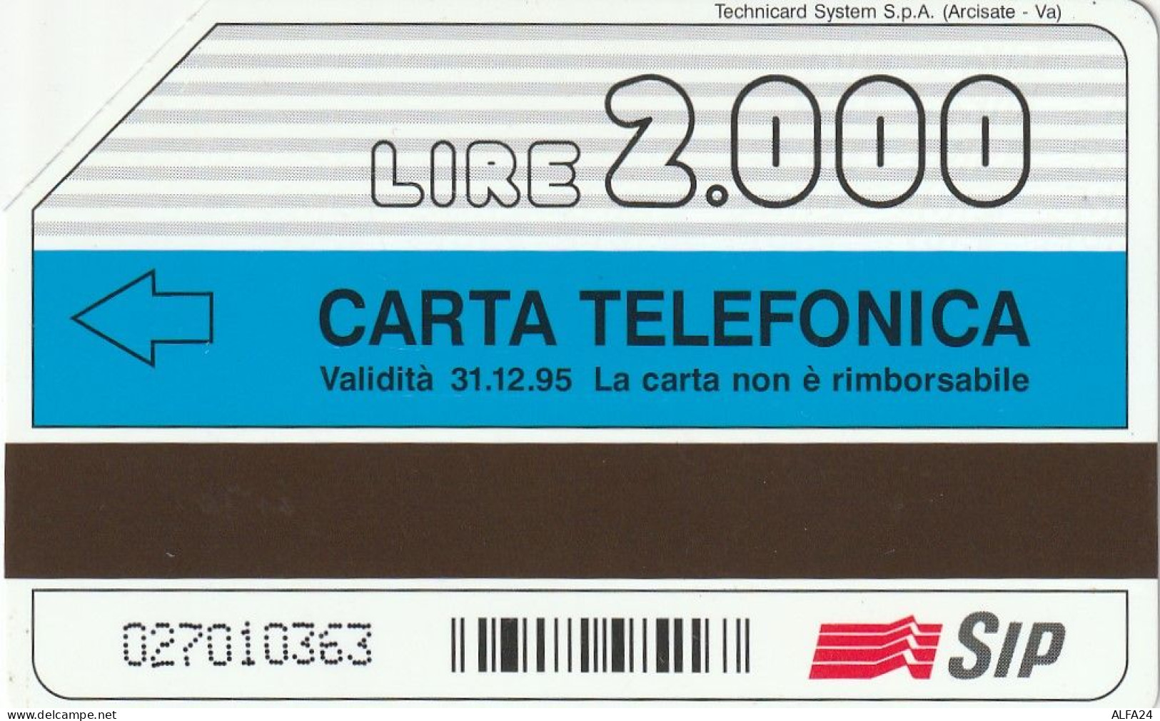SCHEDA TELEFONICA USATA PRP 208 SIMONE G7  (363 U - Privées - Hommages