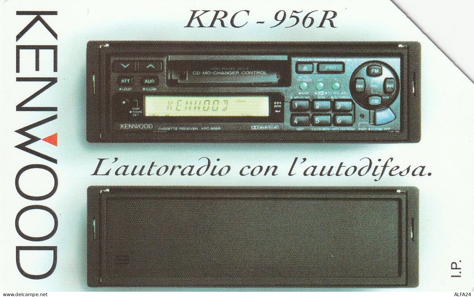 SCHEDA TELEFONICA USATA PRP 240 AUTORADIO KENWOOD  (630 U - Privées - Hommages