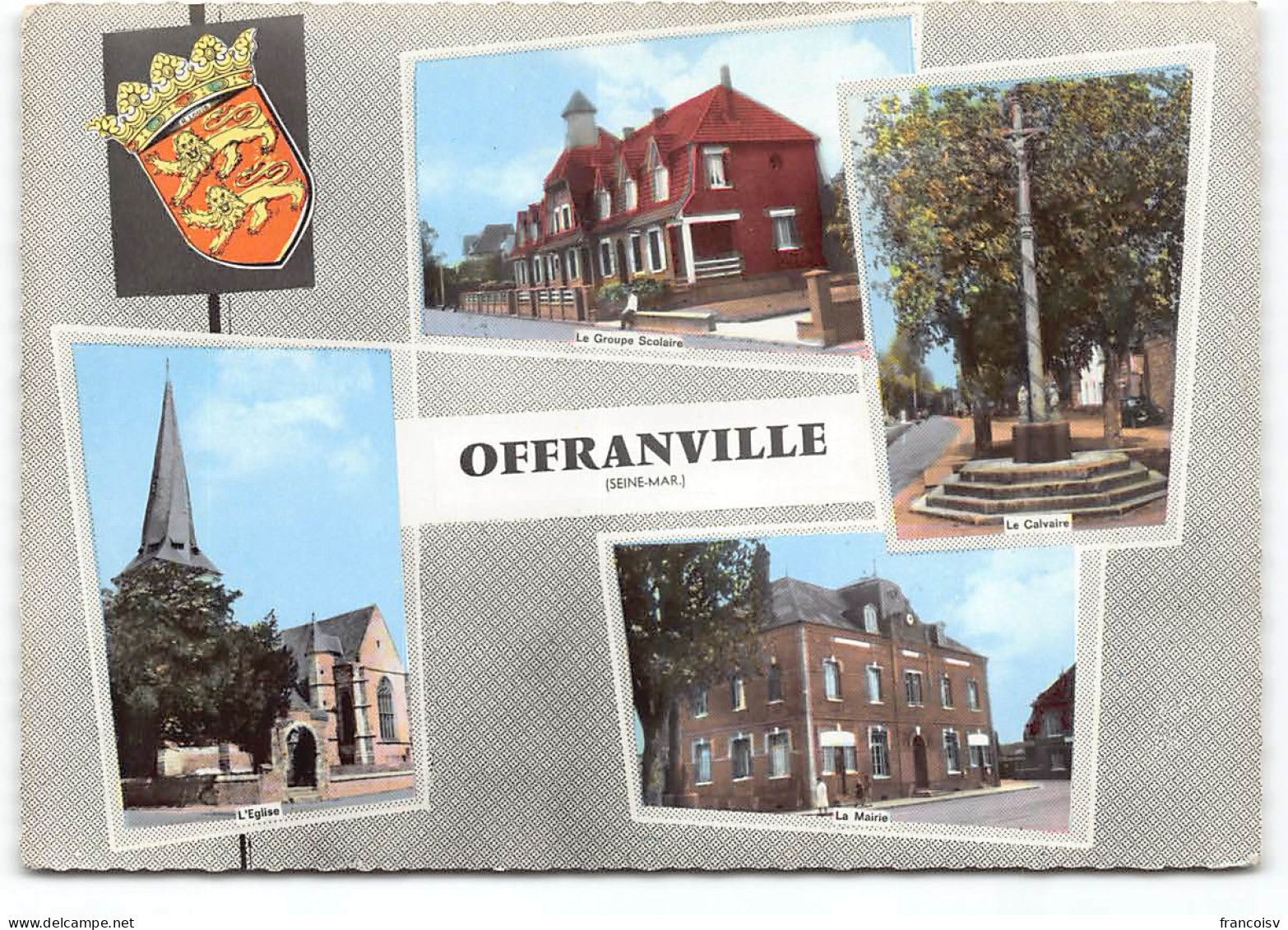 OFFRANVILLE. MULTIVUES BLASON. EDIT CIM - CPSM - Offranville