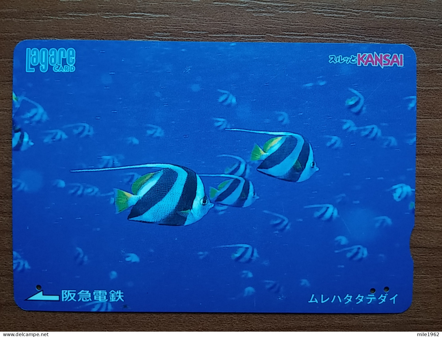 T-428 - JAPAN, Japon, Nipon, Carte Prepayee, Prepaid, Animal Fish, Poison - Pesci