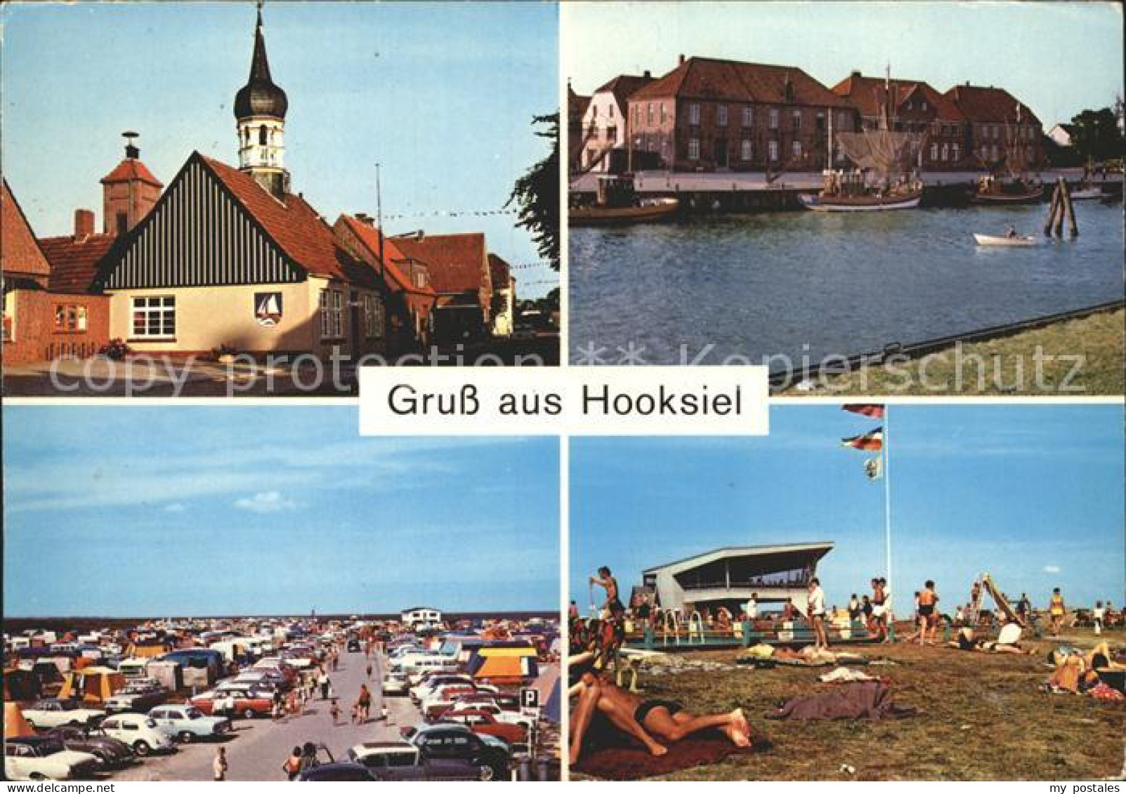 42166186 Hooksiel Nordseebad Strand Boot Campingplatz Hooksiel - Wangerland