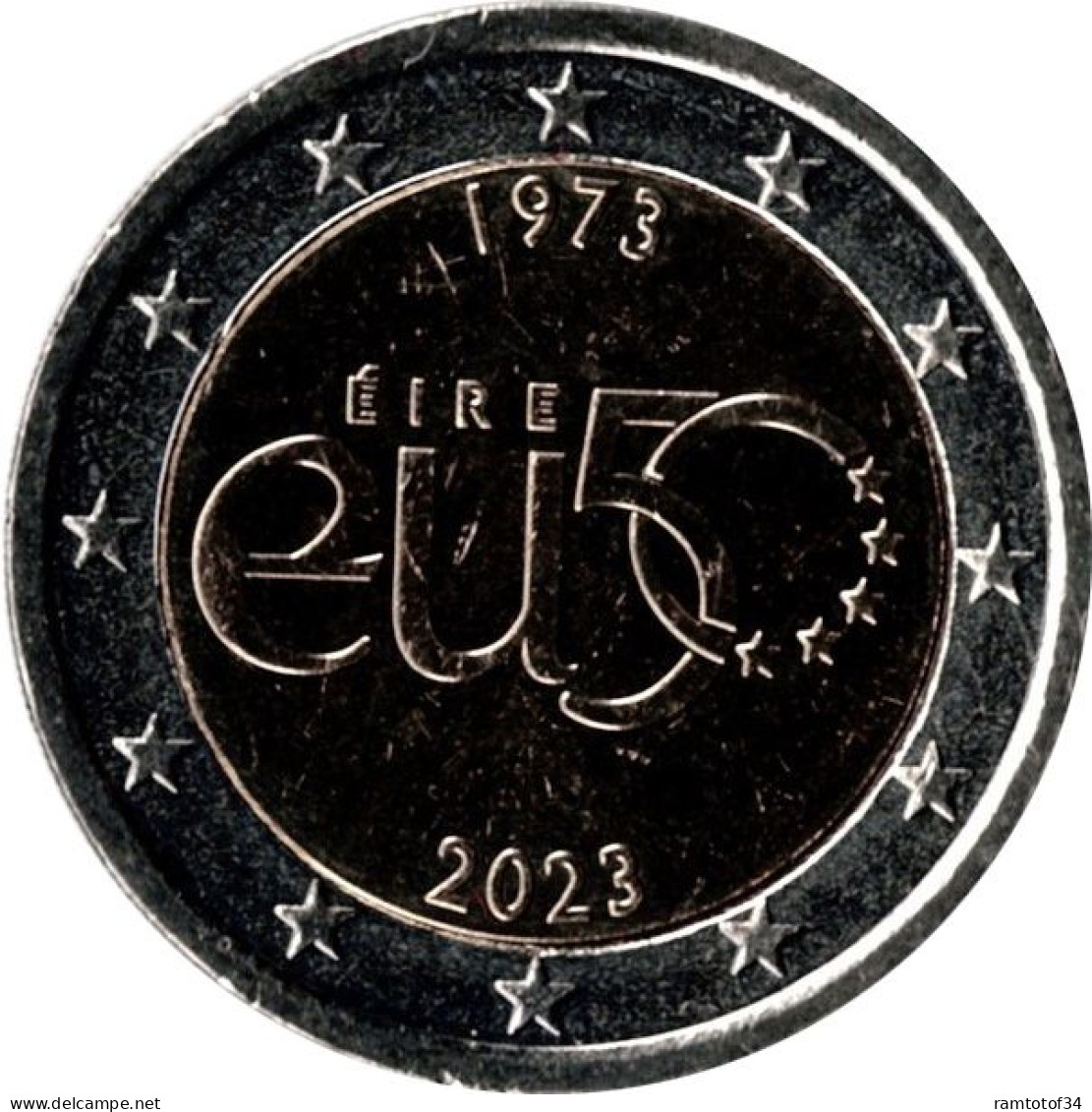 2023 IRLANDE - 2 Euros Commémorative - 50 Ans De L'adhésion à L'UE - Ierland