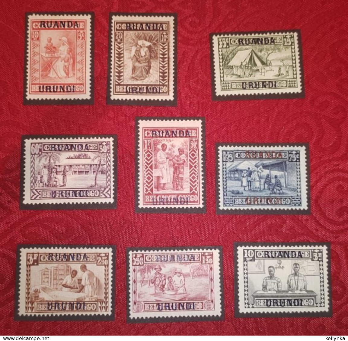 Ruanda Urundi - 81/89 - Goutte De Lait - 1930 - MH - Unused Stamps