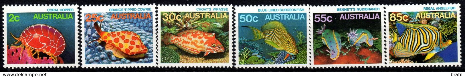 1984 Australia, Fauna Marina Conchiglia, Serie Completa Nuova (**) - Mint Stamps