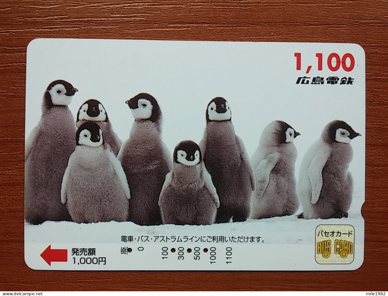 T-428 - JAPAN, Japon, Nipon, Carte Prepayee, Prepaid, Animal, Penguin - Altri & Non Classificati