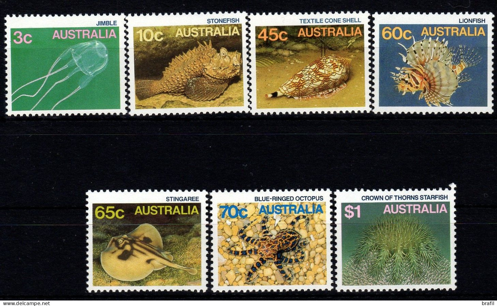 1986 Australia, Fauna Marina Conchiglia, Serie Completa Nuova (**) - Mint Stamps