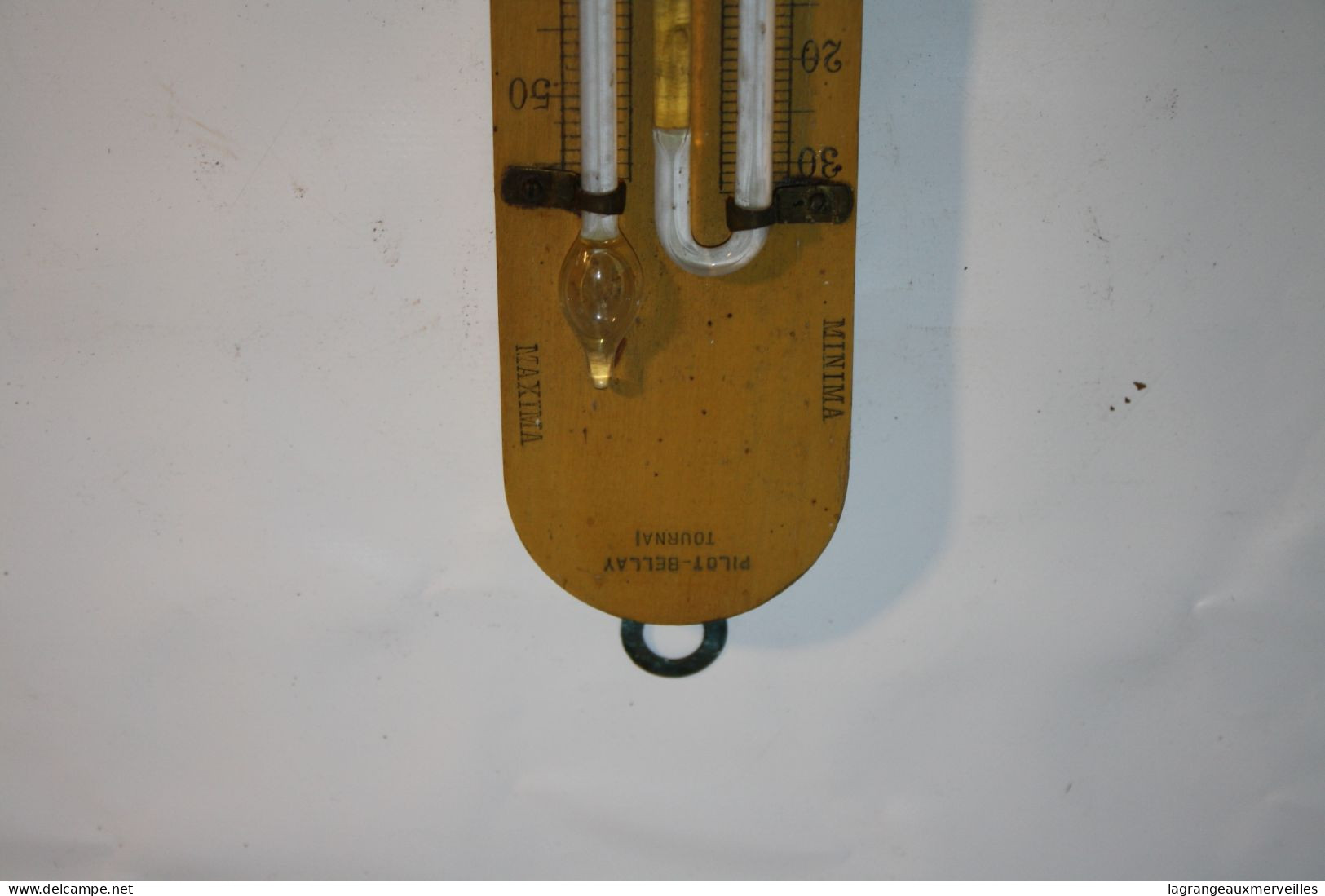 C312 Ancien Thermomètre - TOURNAI PILOT BELLAY - Altri & Non Classificati