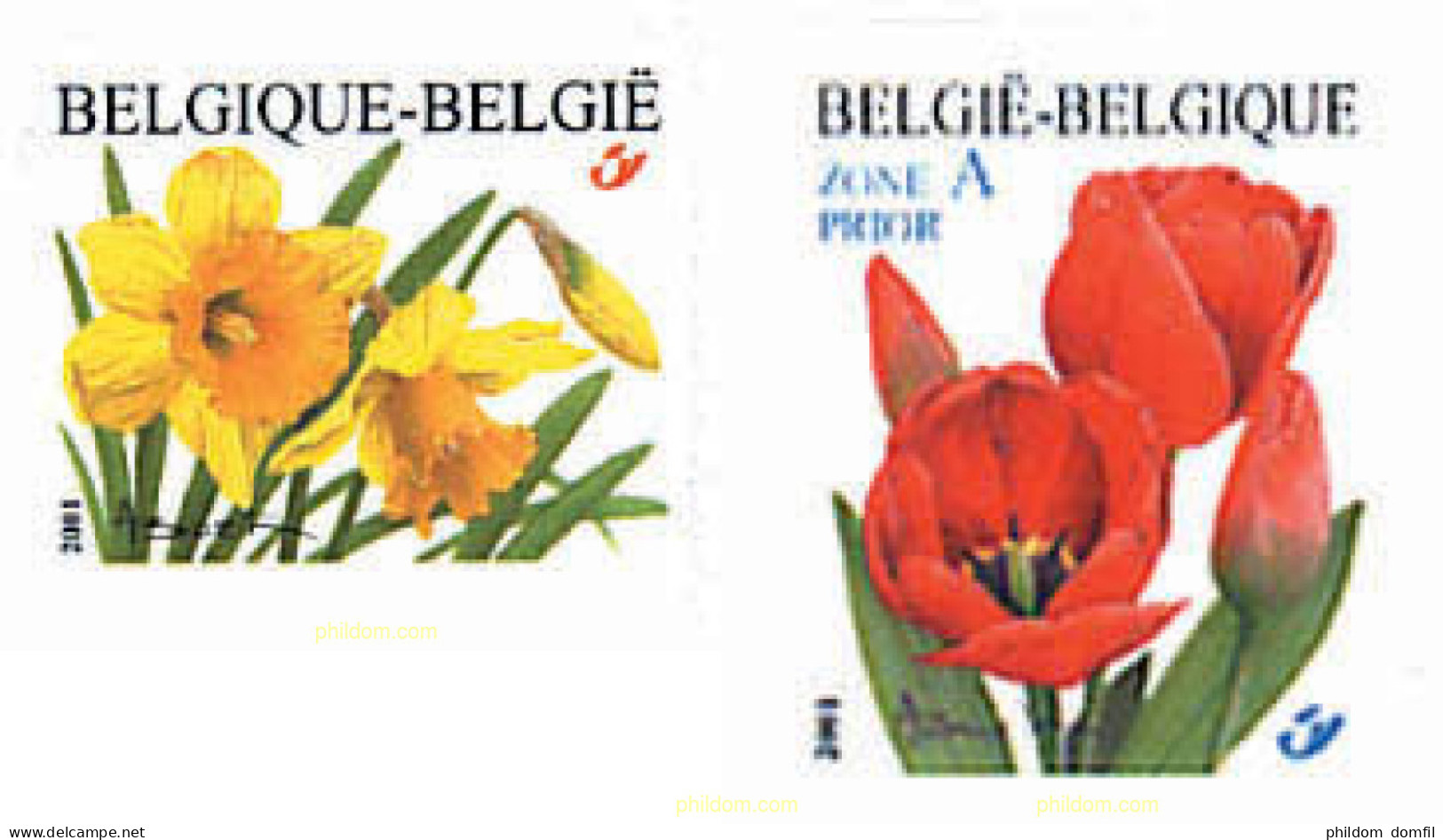 87966 MNH BELGICA 2001 FLORES - Andere & Zonder Classificatie