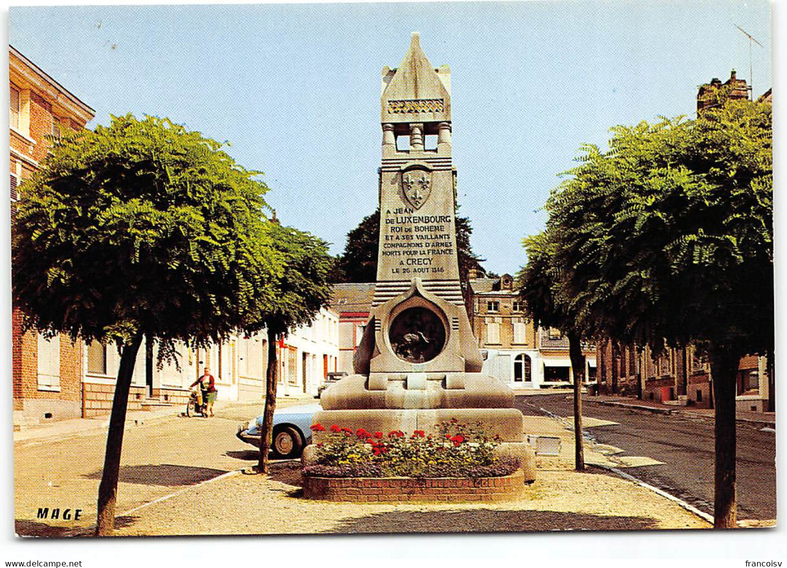 Crecy En Ponthieu. Monument Jean De Luxembourg. Edit Mage - Crecy En Ponthieu