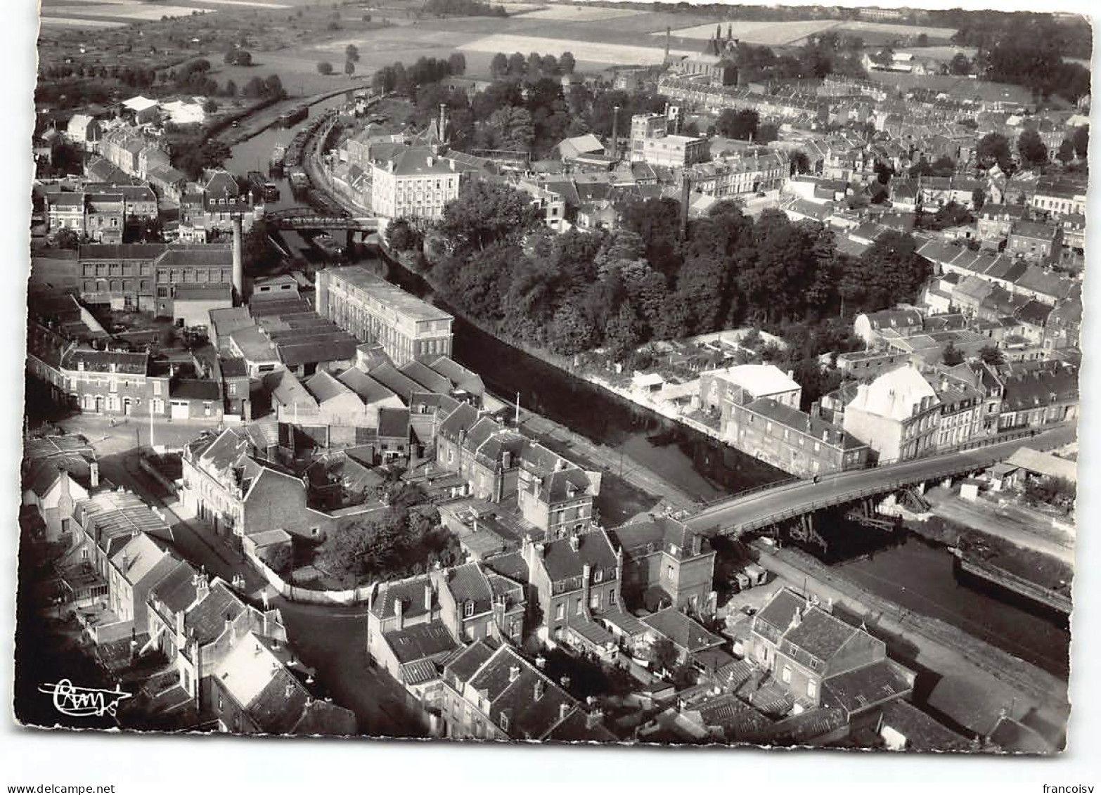 Haubourdin. Les 2 Ponts Sur La Deule.  Vue Aerienne Edit Cim   - Haubourdin