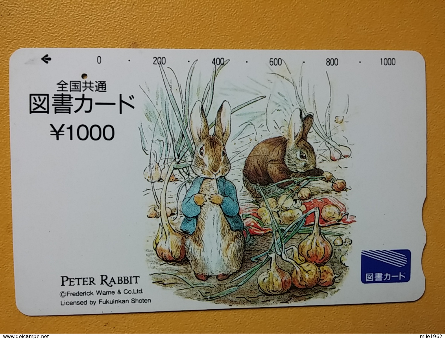 T-429 - JAPAN, Japon, Nipon, Carte Prepayee, Prepaid, Animal, Rabbit, Lapin - Conejos