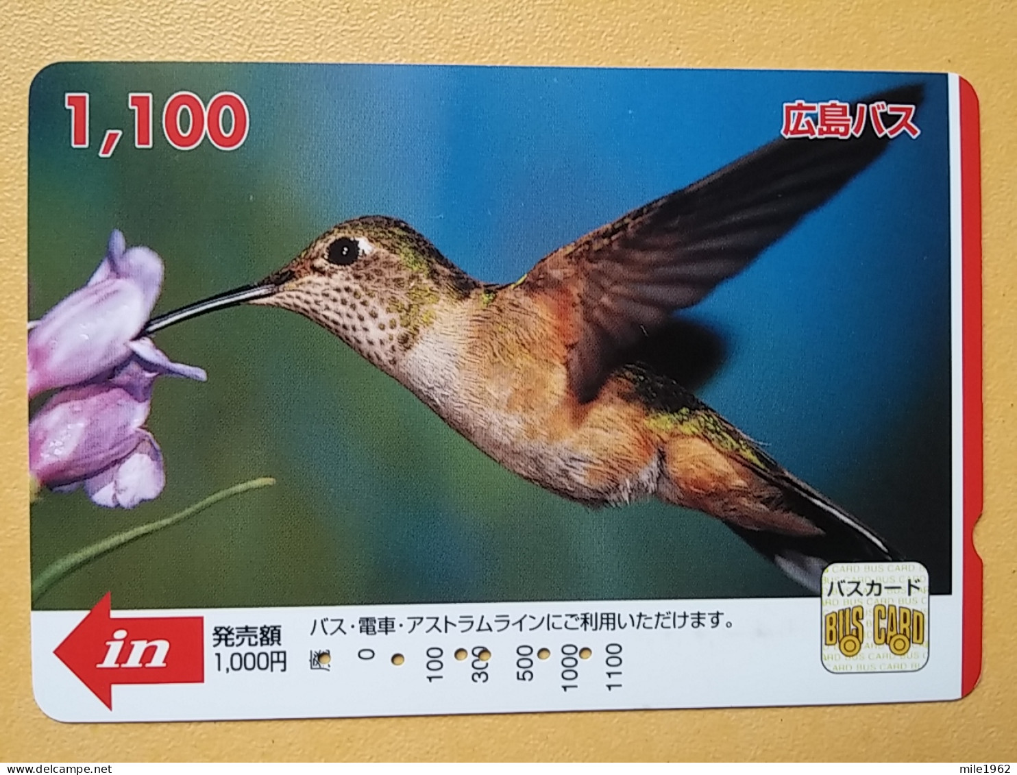 T-430 - JAPAN, Japon, Nipon, Carte Prepayee, Prepaid, Animal, Bird, Oiseau - Autres & Non Classés