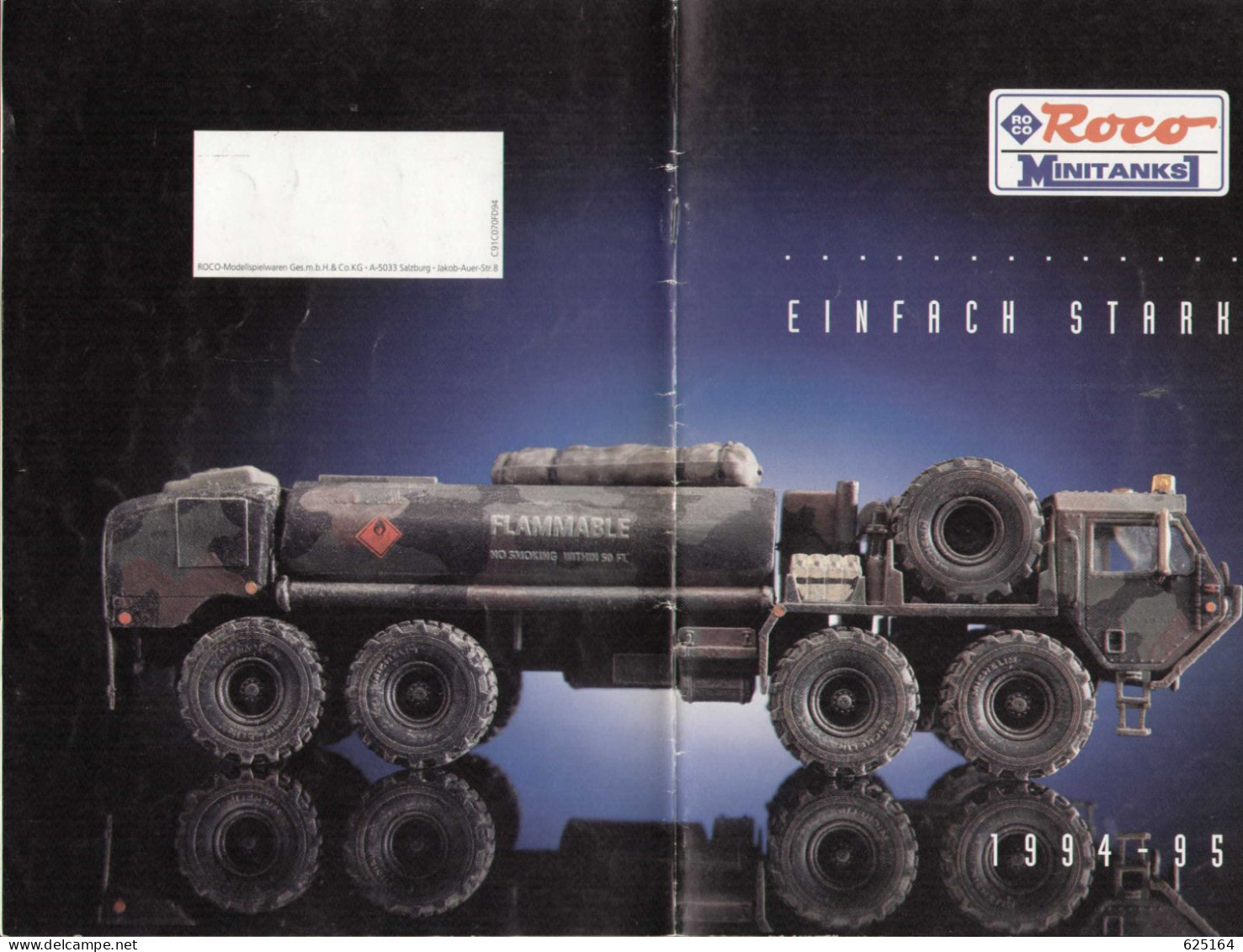 Catalogue ROCO Minitanks 1994-95 Einfach Starh - Allemand